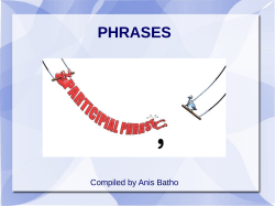 Sentence Composing – Participial Phrase