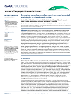 Pressurized groundwater outflow experiments and numerical