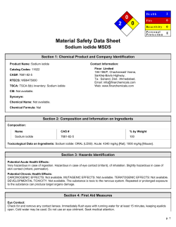 MSDS - Finar Limited