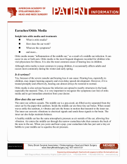 Earache - Stony Brook Medicine