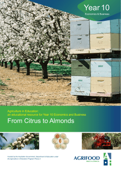 From Citrus to Almonds