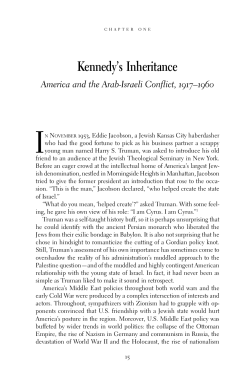 Kennedy`s Inheritance - Council on Foreign Relations