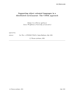 The COOL approach - Semantic Scholar