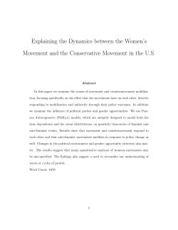 Explaining the Dynamics between the Women`s