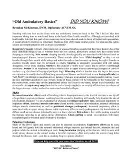 Old Ambulatory Basics