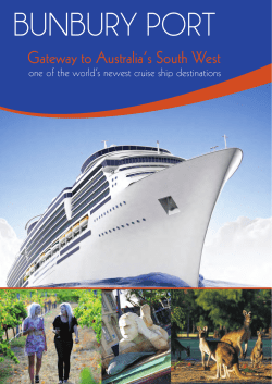 Bunbury Cruise Ship Brochure