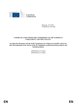 Communication - European Commission