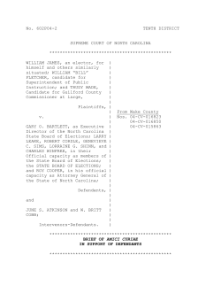 No. 602P04-2 TENTH DISTRICT SUPREME COURT OF NORTH