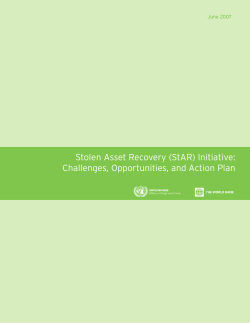 Stolen Asset Recovery (StAR) Initiative