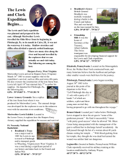 The Lewis and Clark Expedition Begins&hellip;