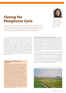 Closing the Phosphorus Cycle - Novaquatis