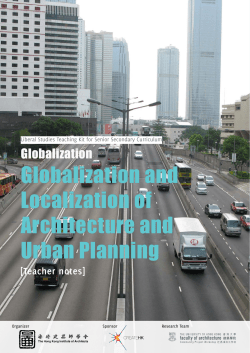Globalization and Localization of Architecture and