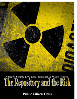 nuclear waste disposal