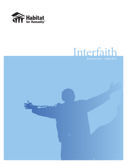 Interfaith - Habitat for Humanity