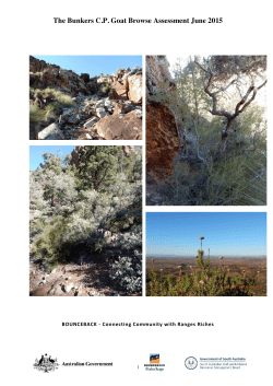 The Bunkers C.P. Goat Browse Assessment June 2015