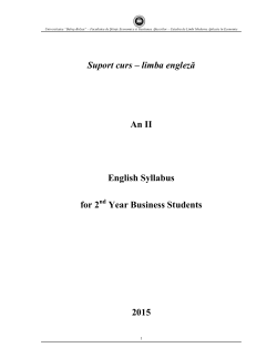 Suport curs - Extensia universitara Sfantu Gheorghe,UBB