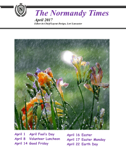 April - The Normandy