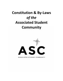 Constitution - George Fox University