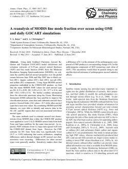 A reanalysis of MODIS fine mode fraction over ocean using OMI and