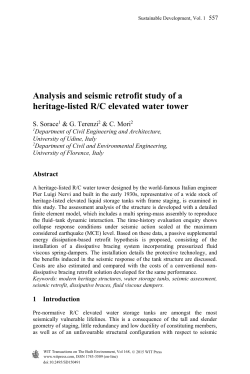 Analysis and seismic retrofit study of a heritage-listed R