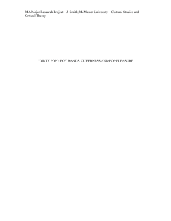 DIRTY POP - English - McMaster University