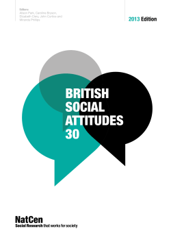 british social attitudes 30