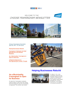 April 2017 - Choose Framingham