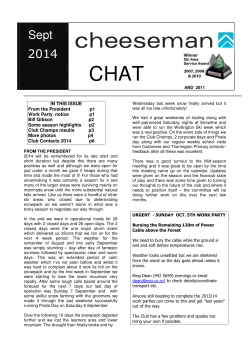 CHAT - Mt Cheeseman