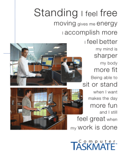 Product Sheet - ErgoDirect.com