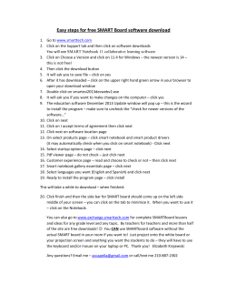 Easy steps for free SMART Board software