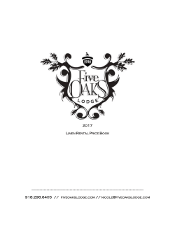 2017 Linen Price Book