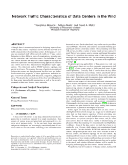 Network Traffic Characteristics of Data Centers in the Wild