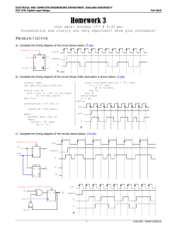 Homework 3 - Oakland University