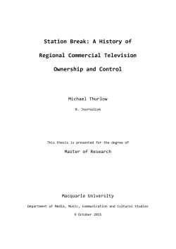Station Break: A History of Regional Commercial Television