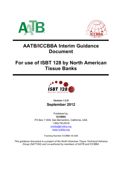 4c IG-028 AATB ICCBBA Interim Guidance Document for Use of