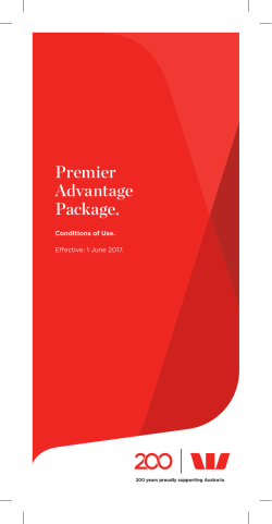 Premier Advantage Package Conditions of Use
