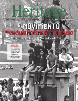 March/April 2015 - History Colorado