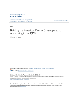 Building the American Dream: Skyscrapers and