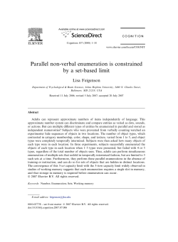Parallel non-verbal enumeration is constrained by a set