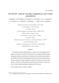 The MCEF code for Nuclear Evaporation and Fission