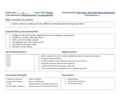 Grade 2 Science Curriculum 2012