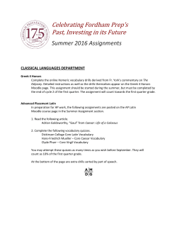 Celebrating Fordham Prep`s Past, Investing in its Future
