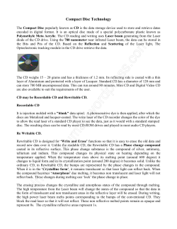 Compact Disc Technology