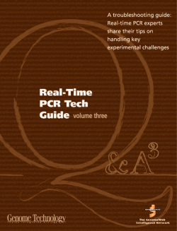 AAA Real-Time PCR Tech Guide &ndash; Volume 3