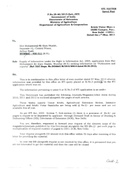 Shri Mohamme . Alam Shaikh, entral Prison, RTI MATTER Speed