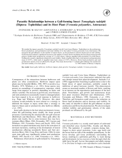 Parasitic Relationships between a Gall