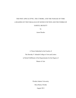 the post-apocalyptic, the cyborg, and the passage of time