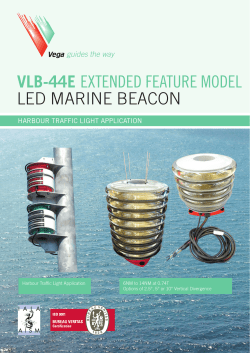 VLB-44E EXTENDED FEATURE MODEL LED MARINE BEACON