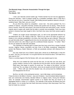 The Womanly Image, Character Assassination Through the Ages