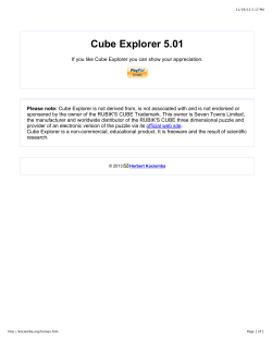 Cube Explorer 5.01